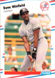 1988 Fleer Baseball Cards      226     Dave Winfield